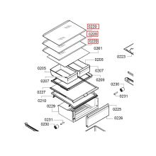 Стеклопанель холодильника Neff KG7493