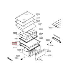 Стеклопанель холодильника Neff KG74..