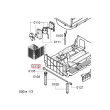 Червячное колесо холодильника Bosch KUR/KUL