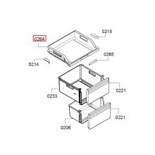 Ящик верхний в морозильник холодильника Bosch KGN3/KG3