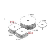 Слюда индукционной конфорки варочной панели Bosch