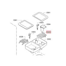 Решетка бака зерен для кофемашины Siemens TI9..