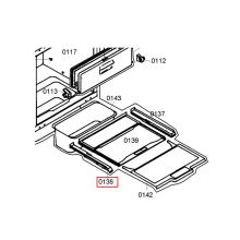 Направляющая полки для холодильника Bosch KUR/KUL