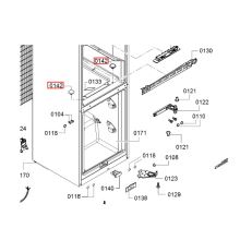 Заглушка холодильника Bosch KGW/KGV/KGE/KGN