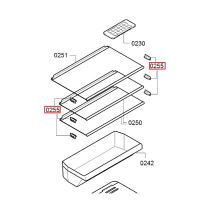 Накладка полки холодильника Bosch KUR/KUL