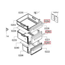 Декоративная планка холодильников Bosch KGE3/KCE40
