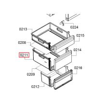 Ящик морозильника холодильника Bosch KGW/KGV
