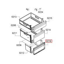 Панель ящика холодильника Bosch KGW36/KGV3