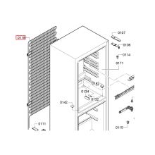 Конденсатор холодильника Bosch KGW/KGV