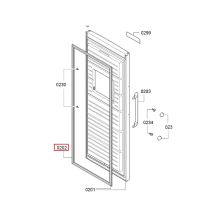 Уплотнитель двери холодильника Bosch GSN/GS