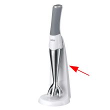 Белое зарядное устройство для блендера Braun