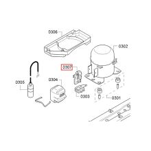 Стартовый узел холодильника Bosch KIV/KI