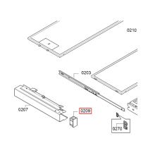 Заглушка боковой части вытяжки Bosch DFS/DFR/DFM