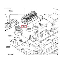 Мотор вентилятора для духовки Bosch HBC/HB