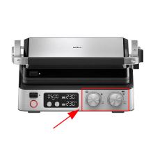 Ручки управления (2 шт.) гриля De'Longhi и Braun CGH9/CG7