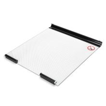 Стеклянная крышка (черная) плиты Deluxe, 560х498мм