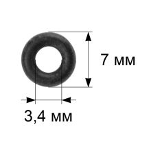 Уплотнитель 3.4X1.9  патрубка для кофемашин DeLonghi