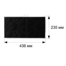 Угольный фильтр для вытяжки Bosch, 436х235х45 мм