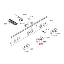 Ручка переключателя для плит Bosch HGV4..
