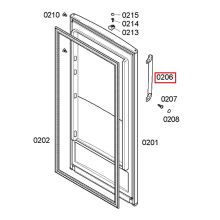 Ручка дверки холодильника Bosch KDN3..