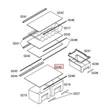 Стеклянная полка холодильника Bosch KDN3.. и KDN4..