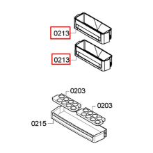 Дверной балкон для холодильников Bosch KDN4/5..
