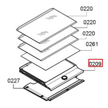 Полка VitaFresh для холодильников Bosch KGF4/KGN4..