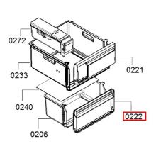 Панель ящика холодильника Bosch KGD/KGF/KGN..