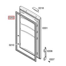Уплотнитель двери холодильника Bosch KGS/KGP..