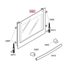 Фронтальное стекло духовки Bosch HBN43/53..