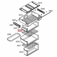 Ящик для холодильника Bosch KGN46.., KGN49..