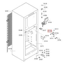Петля двери холодильника Bosch KGN/KGD57..