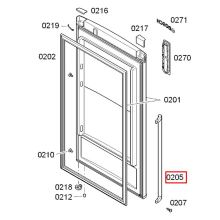 Ручка двери холодильника Bosch B11/KGN..