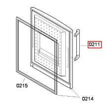 Ручка двери холодильника Bosch KGF39.., KGF79..
