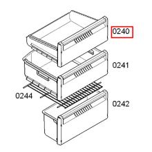 Ящик морозилки для холодильников Bosch KGN36..