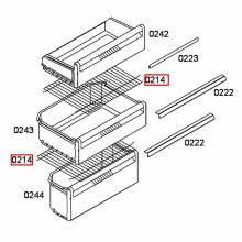 Решетка для холодильника Bosch KGN46.., KGN49..