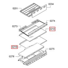 Стеклопанель холодильника Bosch KDD56/KDN56..