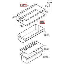 Стеклянная полка для холодильников Bosch KUL/KUR..