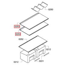 Стеклопанель для холодильников Bosch KDN/K58..