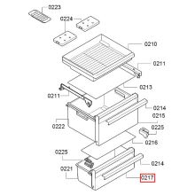 Панель ящика холодильника Bosch KIV/KIS/KIN..