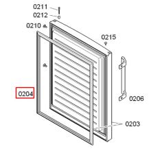 Уплотнитель двери холодильника Bosch KGN3/KG3..
