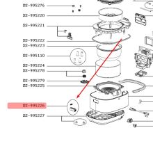 Клавиша крышки мультиварки Tefal RK805E32