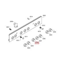 Ручка регулировки газовой плиты Bosch HGG9..