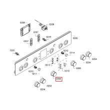 Ручка управления температуры плиты Bosch HGG94..
