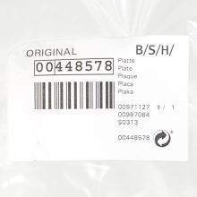 Стеклянная полка для холодильника Bosch KIV3..