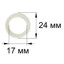 Прокладка 24x17,5x10мм бака воды кофемашины Delonghi