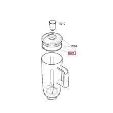 Уплотнитель крышки блендера комбайна Bosch MCM2