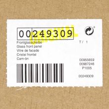 Внешнее стекло 592 х 462мм духовки Bosch HCE.., HGG..