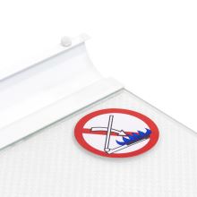 Стеклянная крышка плиты Deluxe, 560х498мм