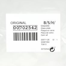 Стеклянная полка для холодильников Bosch KGE/KGV